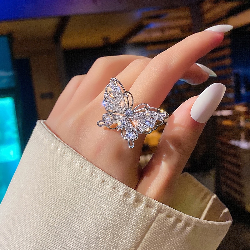 Gold Butterfly Ring